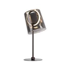 Paul Neuhaus Bordlamper > LED-bordlampe Zula, røggrå, højde 42 cm