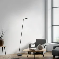 Paul Neuhaus Arbejdsrum/Kontor|Gulvlamper > LED-gulvlampe Akku-Bente, sort, CCT, USB-C