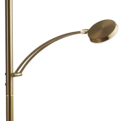 Paul Neuhaus Arbejdsrum/Kontor|Gulvlamper > LED-gulvlampe Alfred, messingfarvet, dæmpbar