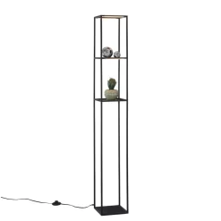 Paul Neuhaus Gulvlamper|Gulvlamper > LED-gulvlampe Contura, sort, metal, 140 cm