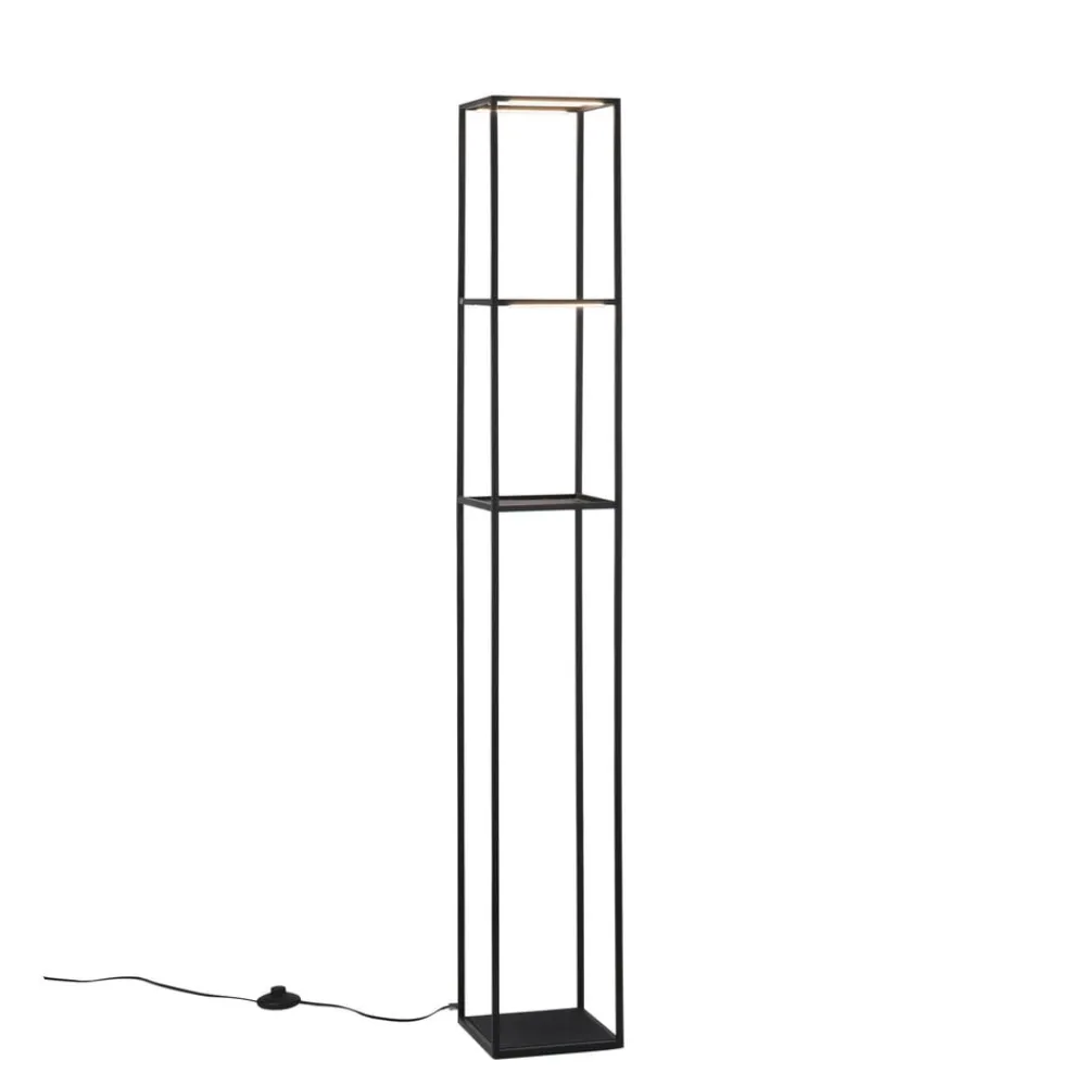 Paul Neuhaus Gulvlamper|Gulvlamper > LED-gulvlampe Contura, sort, metal, 140 cm