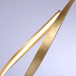 Paul Neuhaus Gang|Pendellamper > LED-gulvlampe Linda, guld, metal, dæmpbar