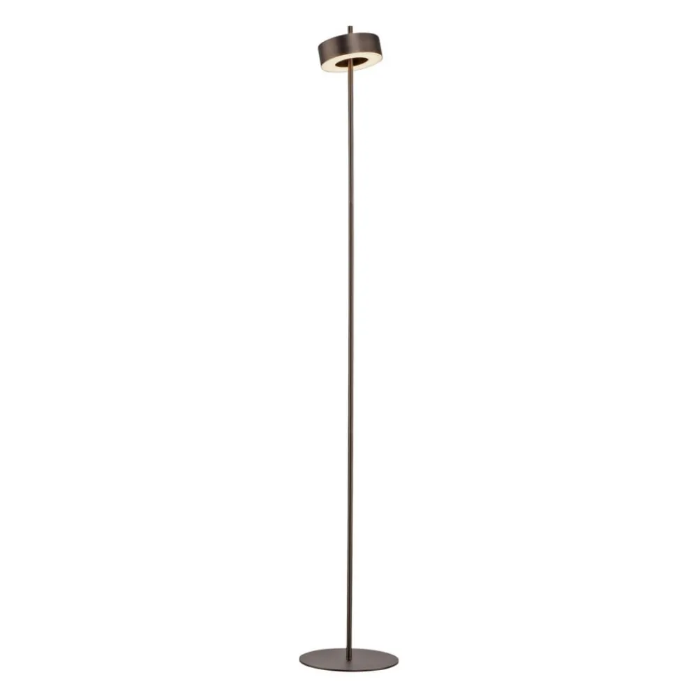 Gulvlamper|Gulvlamper ^ Q-Smart-Home Paul Neuhaus LED-gulvlampe Q-Rotate mørkebrun 140 cm