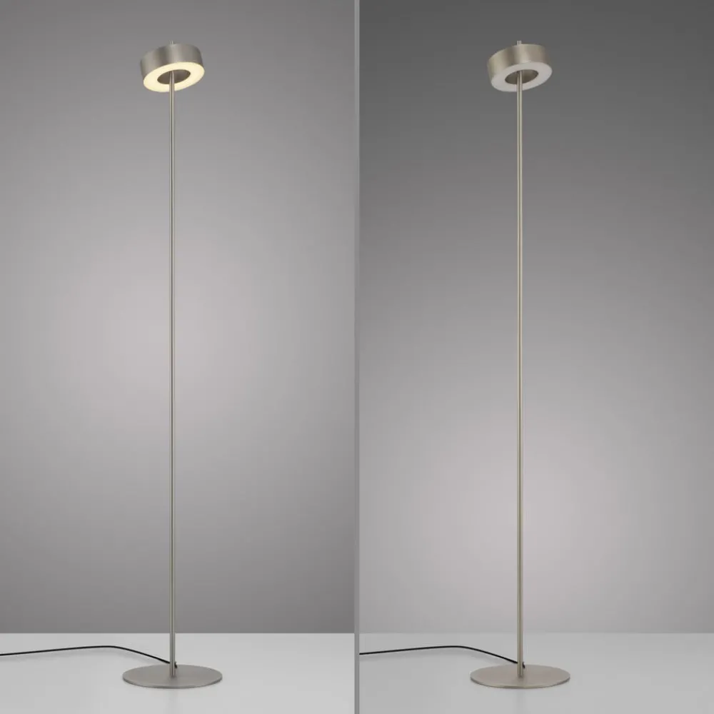 Q-Smart-Home Gulvlamper > Paul Neuhaus LED-gulvlampe Q-Rotate aluminium 140 cm