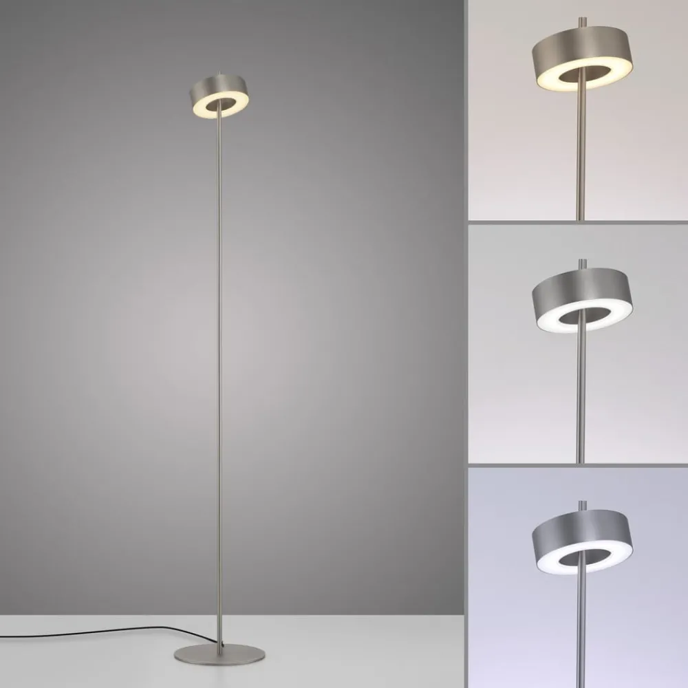 Q-Smart-Home Gulvlamper > Paul Neuhaus LED-gulvlampe Q-Rotate aluminium 140 cm