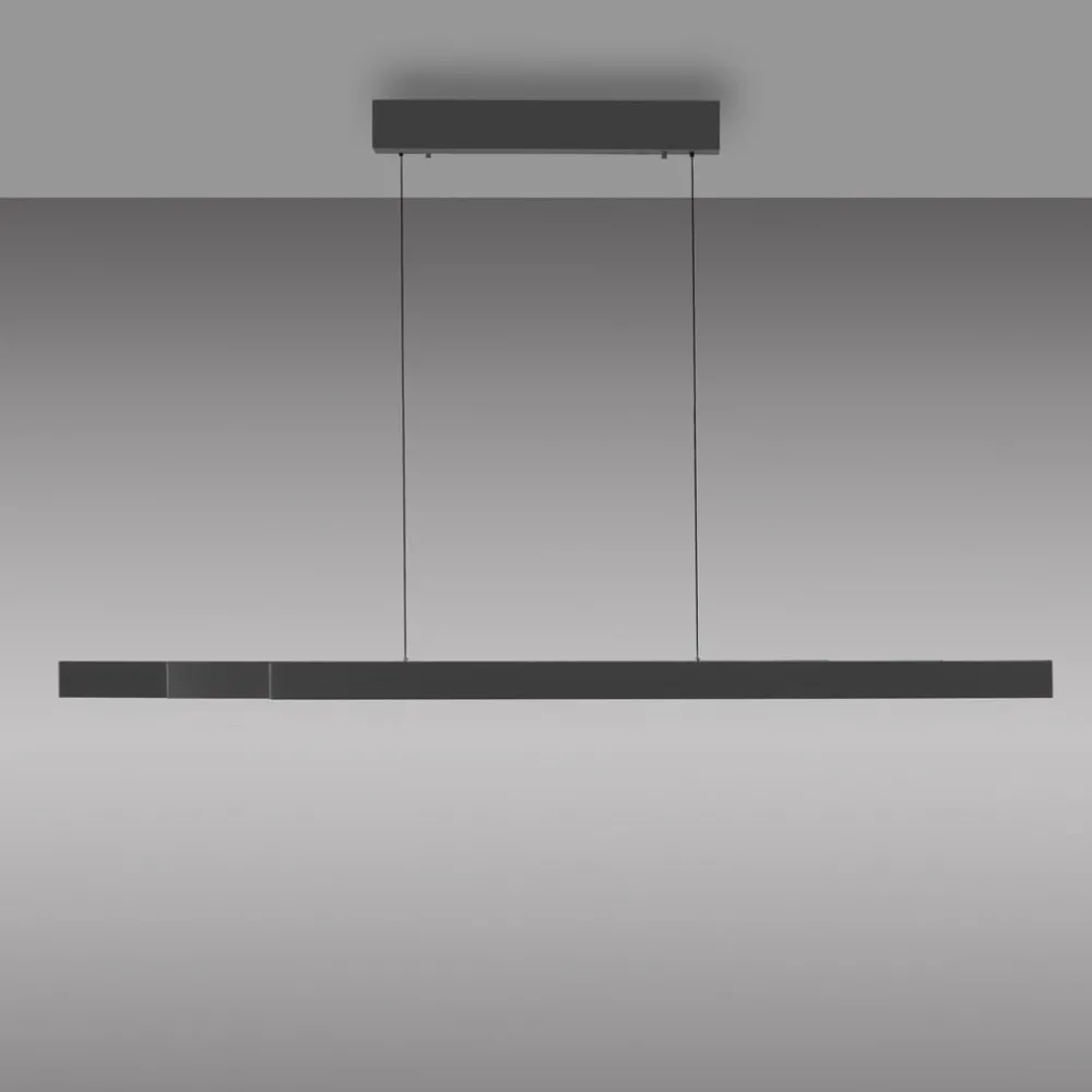 Pendellamper|Pendellamper ^ Paul Neuhaus LED-hængelampe Adriana Square, grå, op/ned