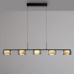 Paul Neuhaus Pendellamper|Pendellamper > LED-hængelampe Rika, 119 cm, glas, dæmpbar