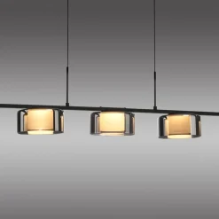 Paul Neuhaus Pendellamper|Pendellamper > LED-hængelampe Rika, 119 cm, glas, dæmpbar