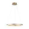 Paul Neuhaus Pendellamper > LED-hængelampe Titus, Ø 60 cm, messing, dæmpbar