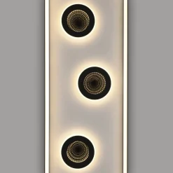 Paul Neuhaus Gang|Loftlamper > LED-loftlampe Dune, 100 cm, sort, CCT, dæmpbar.