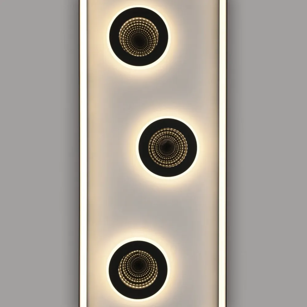 Paul Neuhaus Gang|Loftlamper > LED-loftlampe Dune, 100 cm, sort, CCT, dæmpbar.