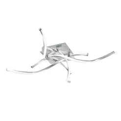 Paul Neuhaus Loftlamper > LED-loftlampe Polina, 4 lyskilder, sølv, dæmpbar