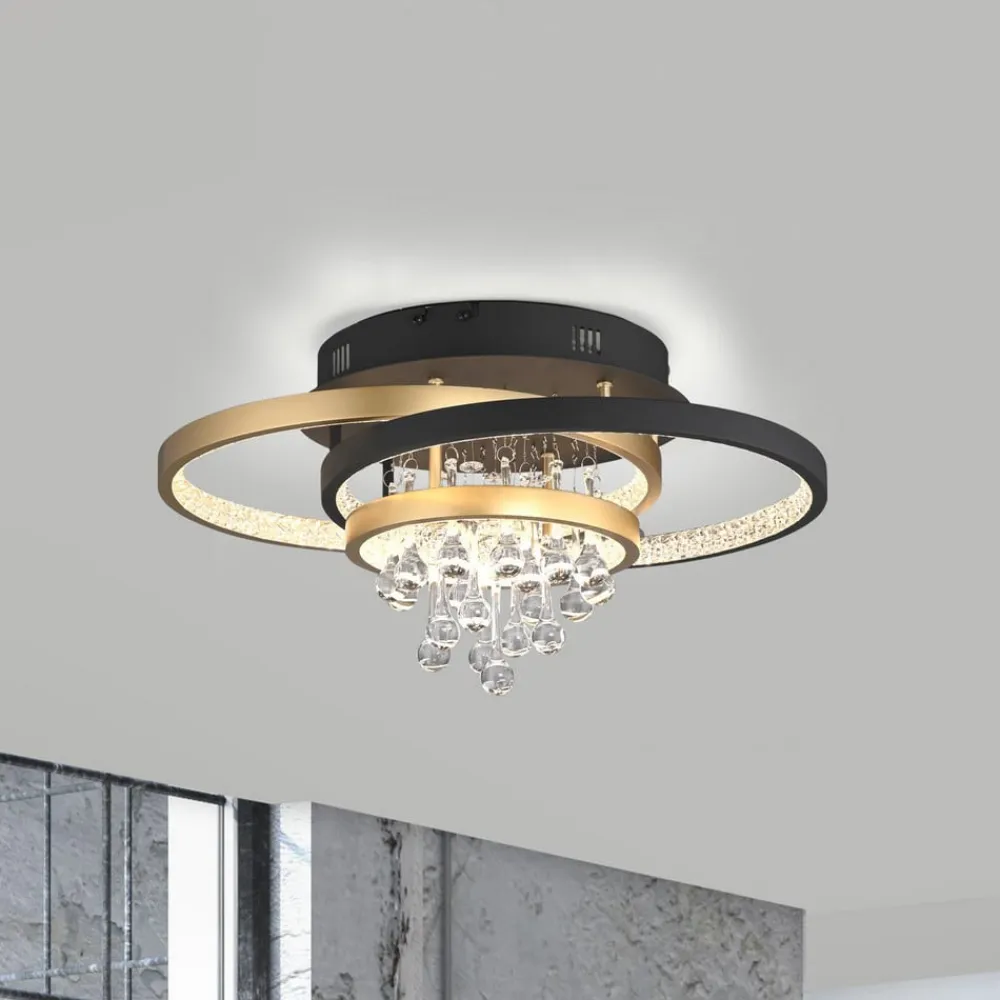 Paul Neuhaus Loftlamper|Loftlamper > LED-loftlampe Rotazo, glas, CCT, dæmpbar