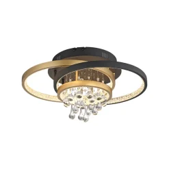Paul Neuhaus Loftlamper|Loftlamper > LED-loftlampe Rotazo, glas, CCT, dæmpbar