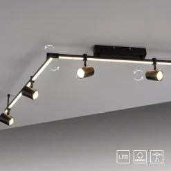 Paul Neuhaus Loftlamper|Loftlamper > LED-loftspot Barik, 188 cm, justerbar