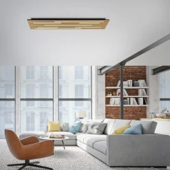 Q-Smart-Home Loftlamper|Loftlamper > Paul Neuhaus Loftlampe Q-Acoustic træ 115 x 31 cm