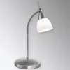 Gang|Bordlamper ^ Paul Neuhaus Pino bordlampe, grå, 45 cm, dæmpbar, G9