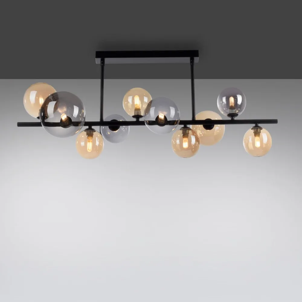 Loftlamper ^ Paul Neuhaus Popsicle loftlampe, glas, 85 cm lang, G9