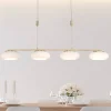 Q-Smart-Home Pendellamper > Paul Neuhaus Q-ETIENNE LED-hængelampe 4 lk messing