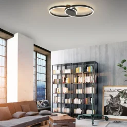 Loftlamper|Loftlamper ^ Q-Smart-Home Paul Neuhaus Q-MARKO LED-loftlampe, 2 lk, rund