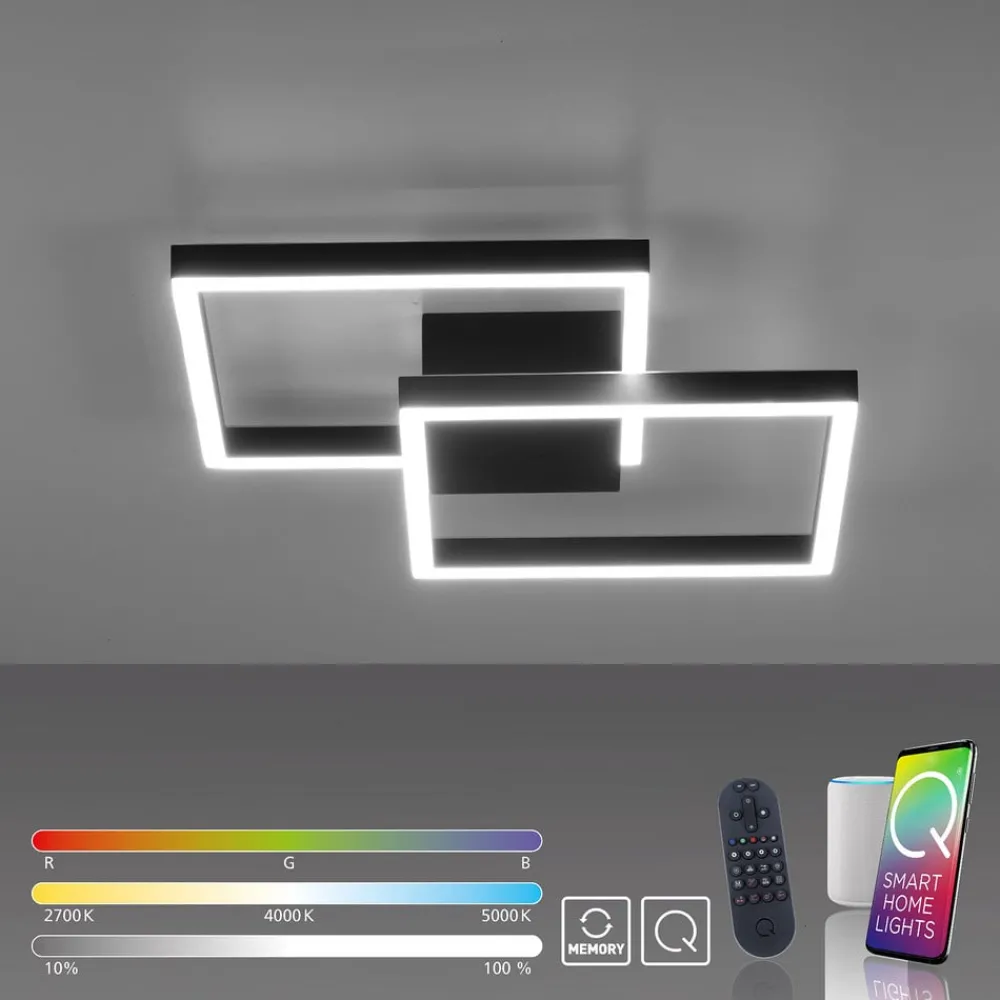 Q-Smart-Home Loftlamper|Loftlamper > Paul Neuhaus Q-MARKO LED-loftlampe, 2 lk, kantet