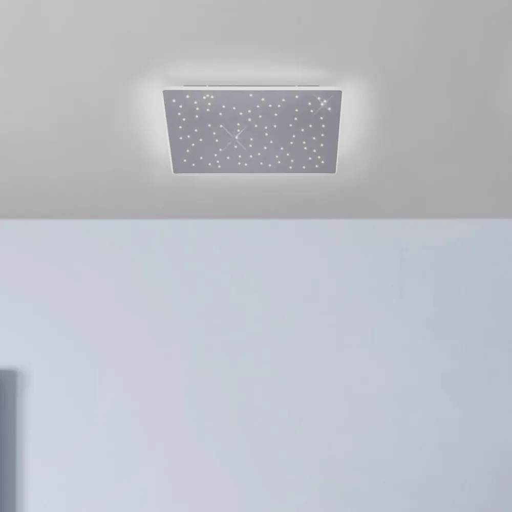 Q-Smart-Home Loftlamper > Paul Neuhaus Q-NIGHTSKY LED-loftlampe, 60 x 60 cm