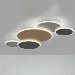 Loftlamper|Loftlamper ^ Q-Smart-Home Paul Neuhaus Q-Piato LED-loftlampe, 5 lyskilder