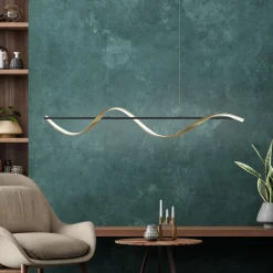 Q-Smart-Home Pendellamper|Pendellamper > Paul Neuhaus Q-Swing hængelampe, antracit/messing