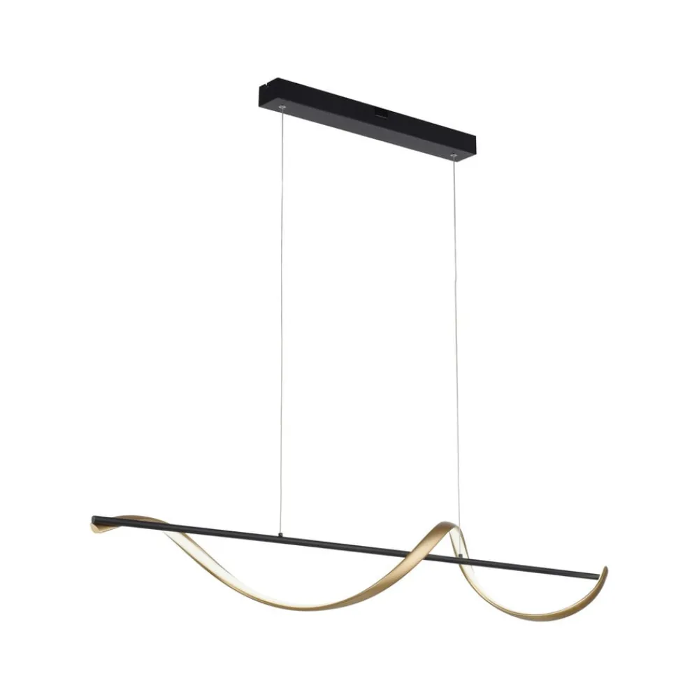 Q-Smart-Home Pendellamper|Pendellamper > Paul Neuhaus Q-Swing hængelampe, antracit/messing