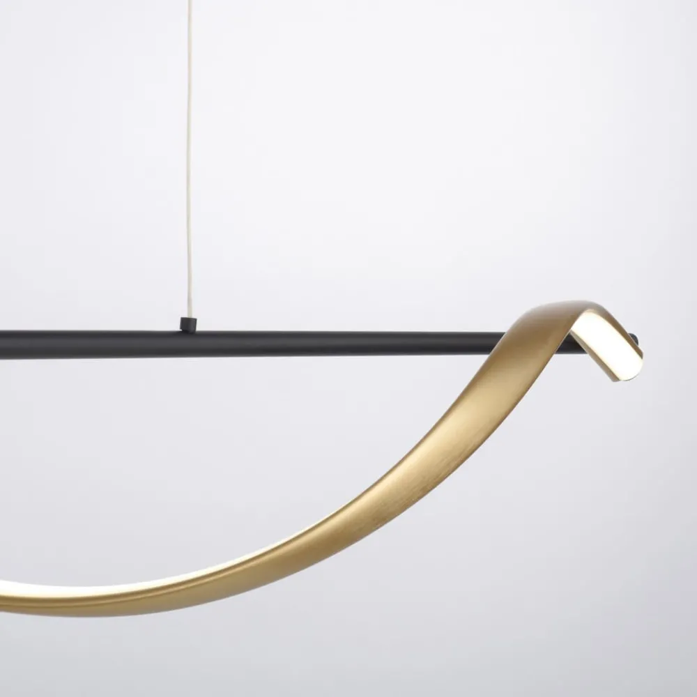 Q-Smart-Home Pendellamper|Pendellamper > Paul Neuhaus Q-Swing hængelampe, antracit/messing