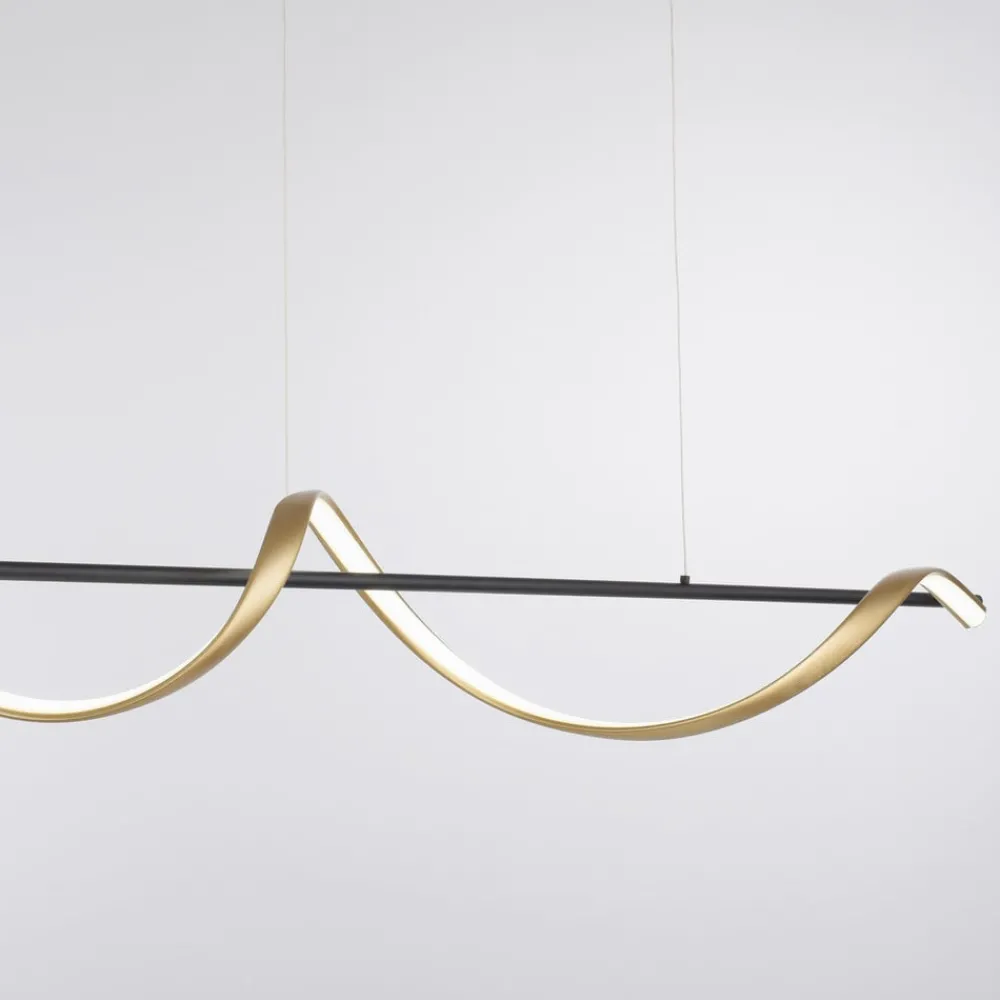 Q-Smart-Home Pendellamper|Pendellamper > Paul Neuhaus Q-Swing hængelampe, antracit/messing