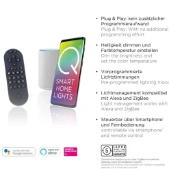 Q-Smart-Home Pendellamper|Pendellamper > Paul Neuhaus Q-Swing hængelampe, antracit/messing