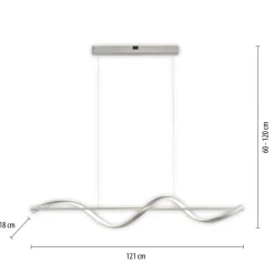 Q-Smart-Home Pendellamper > Paul Neuhaus Q-Swing LED-hængelampe, stål