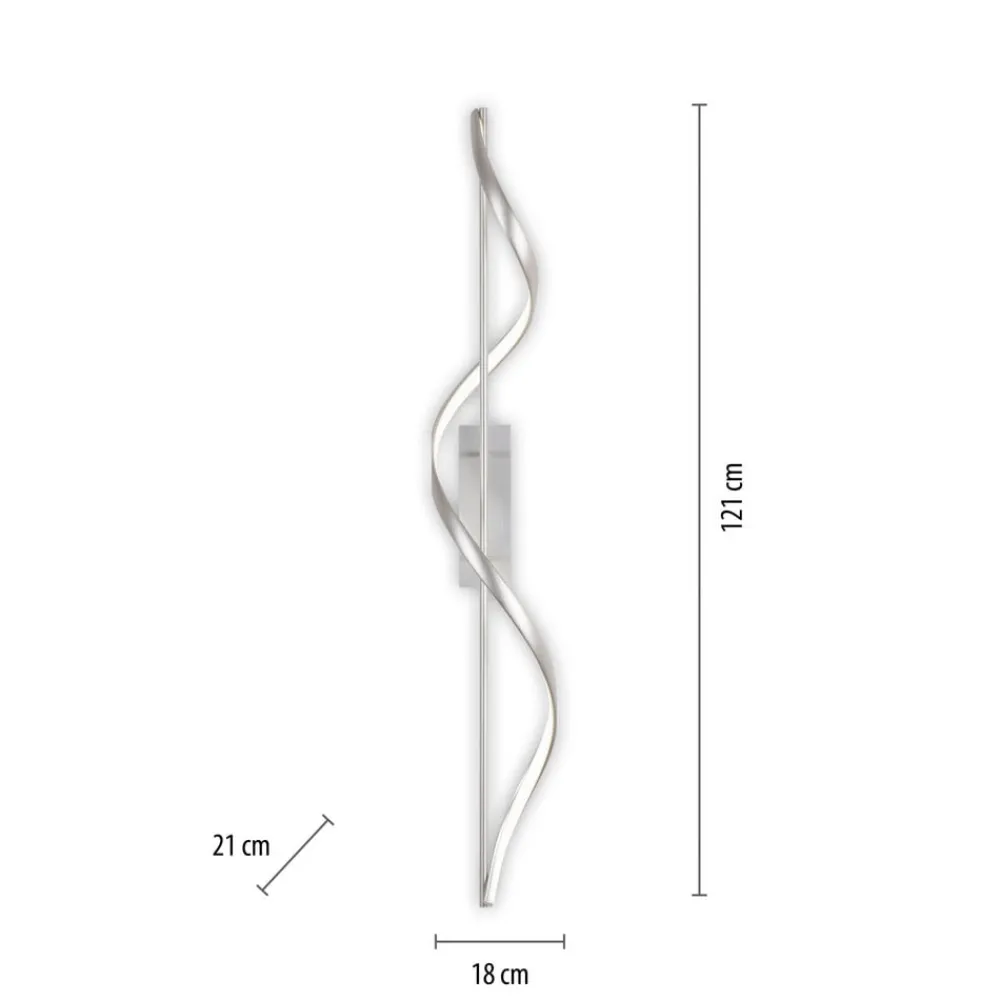 Q-Smart-Home Loftlamper|Loftlamper > Paul Neuhaus Q-Swing LED-loftlampe, stål
