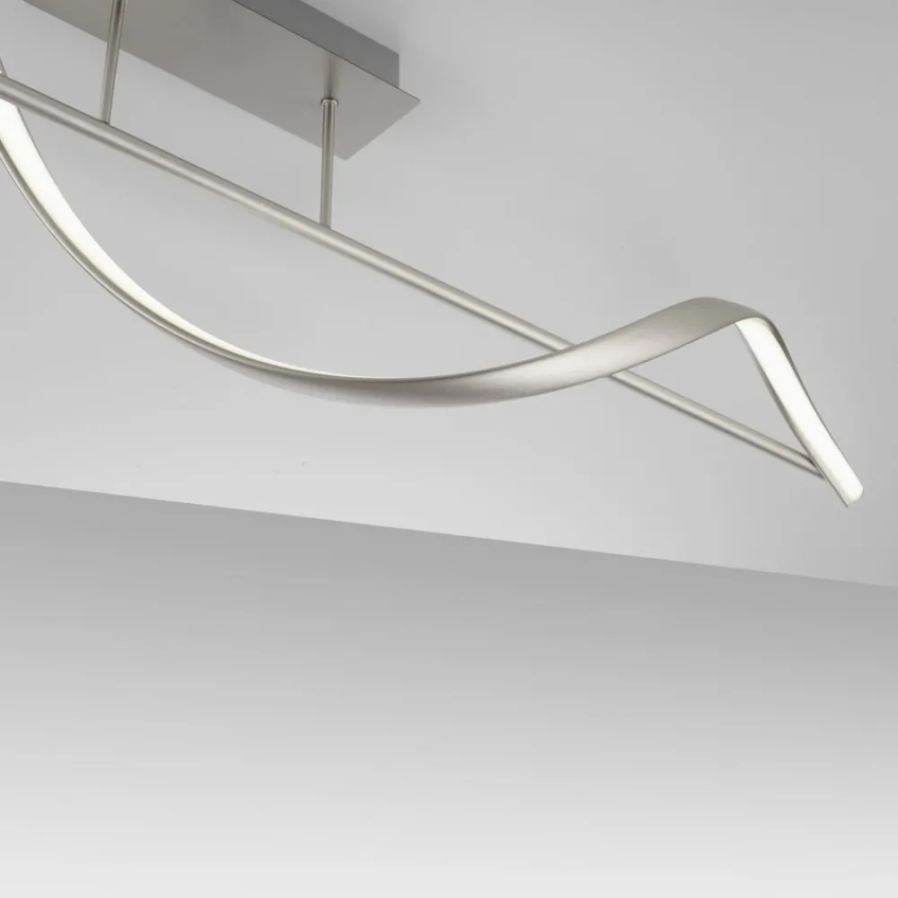 Q-Smart-Home Loftlamper|Loftlamper > Paul Neuhaus Q-Swing LED-loftlampe, stål