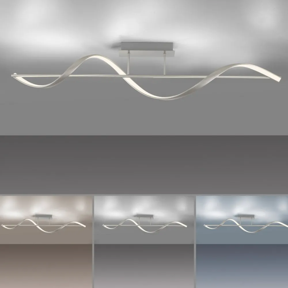 Q-Smart-Home Loftlamper|Loftlamper > Paul Neuhaus Q-Swing LED-loftlampe, stål