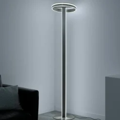 Gulvlamper|Gulvlamper ^ Q-Smart-Home Paul Neuhaus Q-Vito LED-gulvlampe, lige med ring