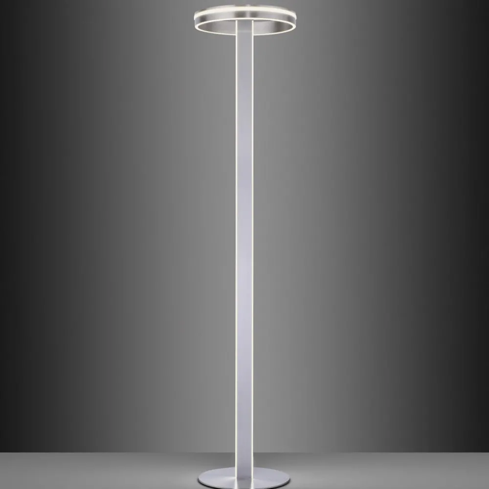 Gulvlamper|Gulvlamper ^ Q-Smart-Home Paul Neuhaus Q-Vito LED-gulvlampe, lige med ring