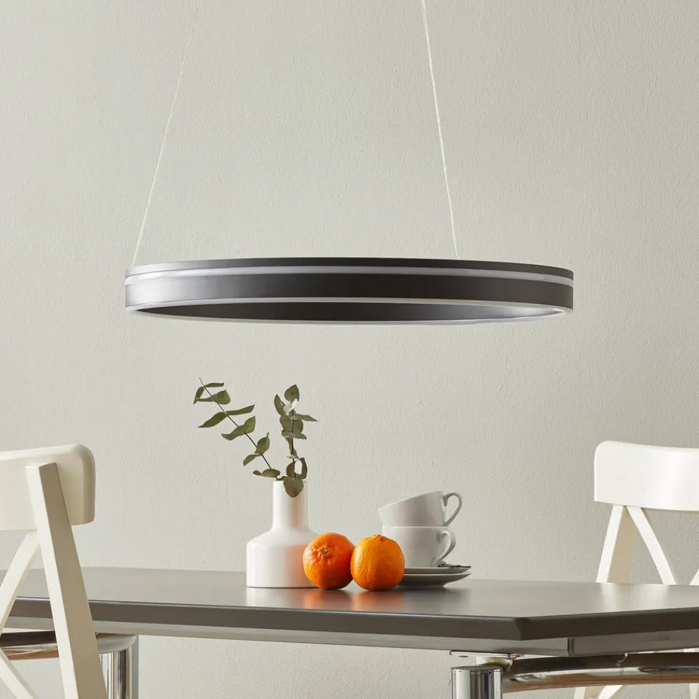 Q-Smart-Home Pendellamper > Paul Neuhaus Q-VITO LED-hengelampe 59 cm antracit