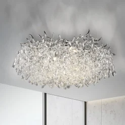 Paul Neuhaus Gang|Loftlamper > Ricicle loftslampe, krystalpendel, Ø 80 cm