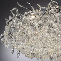Paul Neuhaus Gang|Loftlamper > Ricicle loftslampe, krystalpendel, Ø 80 cm