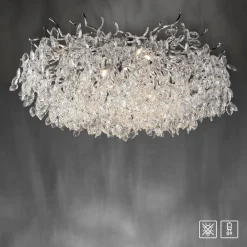 Paul Neuhaus Gang|Loftlamper > Ricicle loftslampe, krystalpendel, Ø 80 cm
