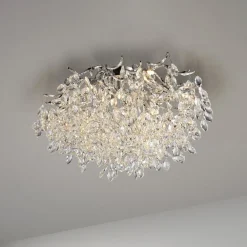 Paul Neuhaus Gang|Loftlamper > Ricicle loftslampe, krystalpendel, Ø 60 cm