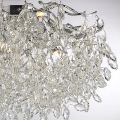 Paul Neuhaus Gang|Loftlamper > Ricicle loftslampe, krystalpendel, Ø 60 cm