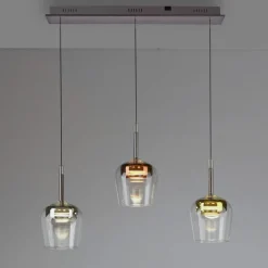 Q-Smart-Home Pendellamper|Pendellamper > Paul Neuhaus Smart LED hængelampe Q-Kon flerfarvet 3 lyskilder