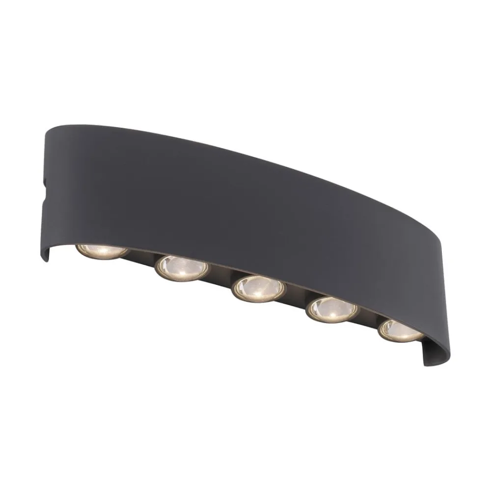 Paul Neuhaus Terrassebelysning > udendørs LED-væglampe Carlo, 27 cm, sort