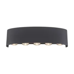 Paul Neuhaus Terrassebelysning > udendørs LED-væglampe Carlo, 27 cm, sort