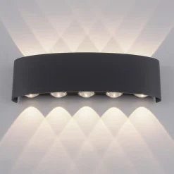 Paul Neuhaus Terrassebelysning > udendørs LED-væglampe Carlo, 27 cm, sort