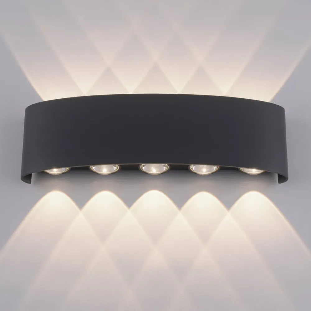 Paul Neuhaus Terrassebelysning > udendørs LED-væglampe Carlo, 27 cm, sort
