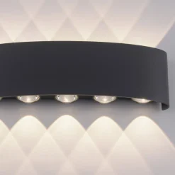 Paul Neuhaus Terrassebelysning > udendørs LED-væglampe Carlo, 27 cm, sort